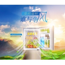 【新品】美的（Midea）冰箱三门 小型家用 无霜变频冰箱 三门冰箱 BCD-252WTPM(E)