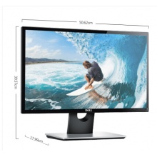 戴尔（DELL） SE2216H 21.5英寸微边框 HDMI高清接口178°广视角 护眼爱眼 防眩光宽屏电脑显示器