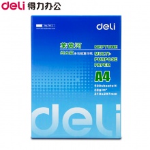 得力（deli） 7413 A4 莱茵河复印纸 80g 500张/包 单包装